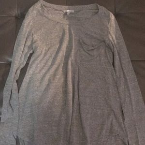 Long Sleeve Gray Shirt